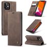 Caseme 013 iPhone 12 Pro Hoesje Bookcase Portemonnee - Bruin
