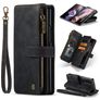 Caseme C30 Samsung Galaxy Z Fold 4 Hoesje Bookcase Portemonnee - Zwart
