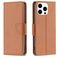 Mobigear Excellent iPhone 16 Pro Max Hoesje Bookcase Portemonnee - Bruin