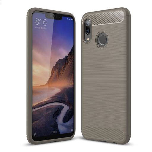 Mobigear Brushed Slim Huawei Nova 3 Hoesje Flexibel TPU Backcover - Grijs