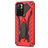 Mobigear Armor Stand Xiaomi Redmi Note 11T Hoesje Hardcase Backcover Shockproof met Standaard - Rood