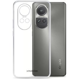 Mobilize Gelly Doorzichtig OPPO Reno 10 Pro Hoesje Flexibel TPU Backcover - Transparant