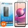 Mobigear Premium Xiaomi Redmi Note 10S Glazen Screenprotector - Case Friendly - Zwart (2-Pack)