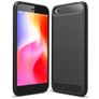 Mobigear Brushed Slim Xiaomi Redmi Go Hoesje Flexibel TPU Backcover - Zwart