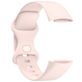 Mobigear Sport Dual Siliconen Fitbit Charge 5 Bandje Druksluiting - Sand Pink