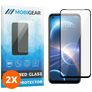 Mobigear Premium HTC Desire 22 Pro Glazen Screenprotector - Case Friendly - Zwart (2-Pack)