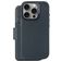 Decoded Detachable Wallet iPhone 16 Pro MagSafe Hoesje Echt Leer Uitneembare 2in1 Bookcase Portemonnee - Marineblauw