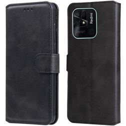 Mobigear Wallet Xiaomi Redmi 10C Hoesje Bookcase Portemonnee - Zwart