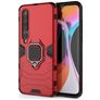 Mobigear Armor Ring Xiaomi Mi 10 Hoesje Hardcase Backcover Shockproof met Ringhouder - Rood