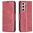 Mobigear Excellent Samsung Galaxy S24 Hoesje Bookcase Portemonnee - Rood