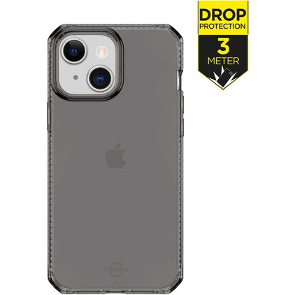 ITSkins SpectrumClear iPhone 13 Hoesje Flexibel TPU Backcover Shockproof - Smoke