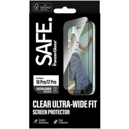 SAFE by PanzerGlass Ultra-Wide-Fit iPhone 18 Pro Glazen Screenprotector - Case Friendly + Installatieframe