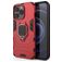 Mobigear Armor Ring iPhone 13 Pro Hoesje Hardcase Backcover Shockproof met Ringhouder - Rood