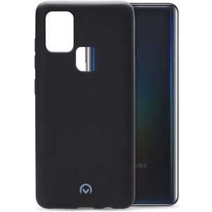 Mobilize Rubber Gelly Samsung Galaxy A21s Hoesje Flexibel TPU Backcover - Matt Black