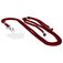 Mobiparts Phonecord Universeel Telefoonkoord Verstelbaar - Plum Red