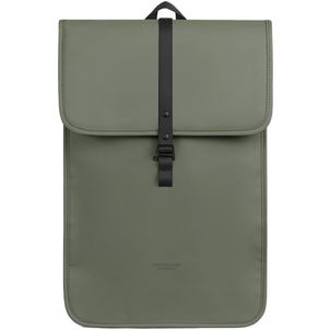 Gaston Luga Däsh Pack Laptop Rugtas 13 - 14 inch Laptoptas - Olijfgroen