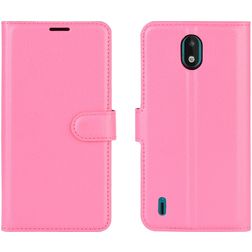 Mobigear Classic Nokia 1.3 Hoesje Bookcase Portemonnee - Magenta