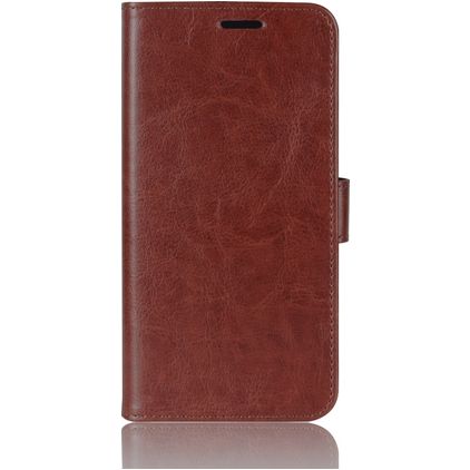 Mobigear Wallet OPPO A91 Hoesje Bookcase Portemonnee - Bruin