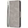 Mobigear Excellent OPPO A76 Hoesje Bookcase Portemonnee - Grijs