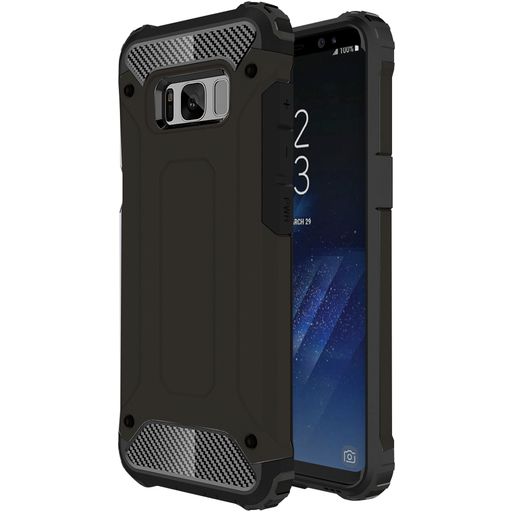 Mobigear Outdoor Samsung Galaxy S8 Hoesje Hardcase Backcover Shockproof - Zwart