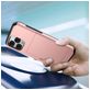 Mobigear Card iPhone 16e Hoesje Hardcase Backcover Shockproof met Pasjeshouder - Grijs