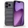Mobigear Bumpy iPhone 17 Pro Max Hoesje Flexibel TPU Backcover - Dark Grey