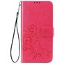 Mobigear Clover Samsung Galaxy A32 4G Hoesje Bookcase Portemonnee - Magenta