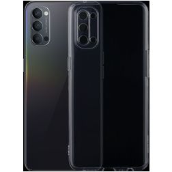 Mobigear Ultra Thin Doorzichtig OPPO Reno 4 Hoesje Flexibel TPU Extra Dun Backcover - Transparant