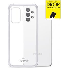 My Style Protective Flex Doorzichtig Samsung Galaxy A32 5G Hoesje Flexibel TPU Backcover Shockproof - Transparant