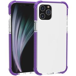 Mobigear Full Bumper iPhone 12 Pro Max Hoesje Hardcase Backcover Shockproof - Paars