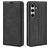 Mobigear Retro Slim Samsung Galaxy S24 FE Hoesje Bookcase Portemonnee - Zwart