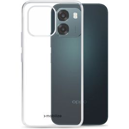 Mobilize Gelly Case Doorzichtig OPPO A6 Hoesje Flexibel TPU Backcover - Transparant