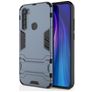 Mobigear Armor Stand Xiaomi Redmi Note 8T Hoesje Hardcase Backcover Shockproof met Standaard - Marineblauw