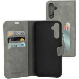 Mobiparts Classic Wallet Samsung Galaxy A34 Hoesje Bookcase Portemonnee - Granite Grey