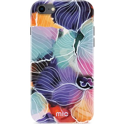 MIO iPhone SE (2020) MagSafe Hoesje Hardcase Backcover - Flowers
