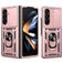 Mobigear Armor Ring Cam Slide Samsung Galaxy Z Fold 8 Ultra Hoesje Hardcase Backcover Shockproof met Ringhouder en Camera Slider - Roségoud