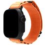 Mobilize Alpine Nylon Apple Watch Bandje Gespsluiting - 42/41/40/38 mm - Oranje