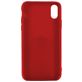 Mobigear Colors iPhone XS Max Hoesje Flexibel TPU Backcover - Rood