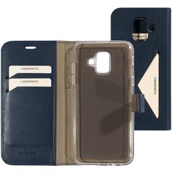 Mobiparts Classic Wallet Samsung Galaxy A6 (2018) Hoesje Bookcase Portemonnee - Blauw