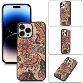Mobigear Cork iPhone 14 Pro Max Hoesje Flexibel TPU Backcover - Model 1