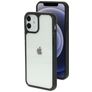 Mobiparts Rugged Clear iPhone 12 Hoesje Hardcase Backcover Shockproof - Transparant / Zwart
