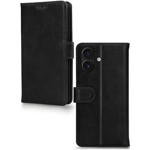 Mobilize Premium Gelly iPhone 17 Hoesje Bookcase Portemonnee - Zwart
