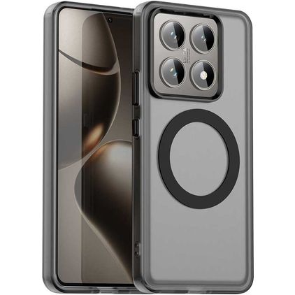 Mobigear Shockproof Xiaomi 14T MagSafe Hoesje Hardcase Backcover - Zwart