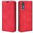 Mobigear Retro Slim TCL 30 Plus Hoesje Bookcase Portemonnee - Rood