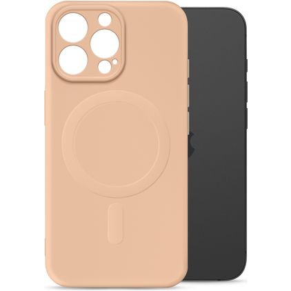 My Style Protective Flex iPhone 15 Pro MagSafe Hoesje Flexibel TPU Backcover - Soft Pink
