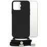 Mobilize Lanyard Gelly iPhone 13 Pro Max Flexibel TPU Hoesje met koord - Zwart
