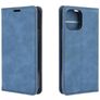 Mobigear Retro Slim iPhone 12 Hoesje Bookcase Portemonnee - Blauw