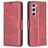 Mobigear Excellent Samsung Galaxy S25 Hoesje Bookcase Portemonnee - Rood