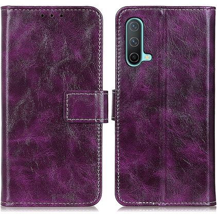 Mobigear Basic OnePlus Nord CE Hoesje Bookcase Portemonnee - Paars