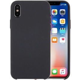 Mobigear Colors iPhone X Siliconen Hoesje Backcover - Grijs Mobigear Colors iPhone X Siliconen Hoesje Backcover - Grijs